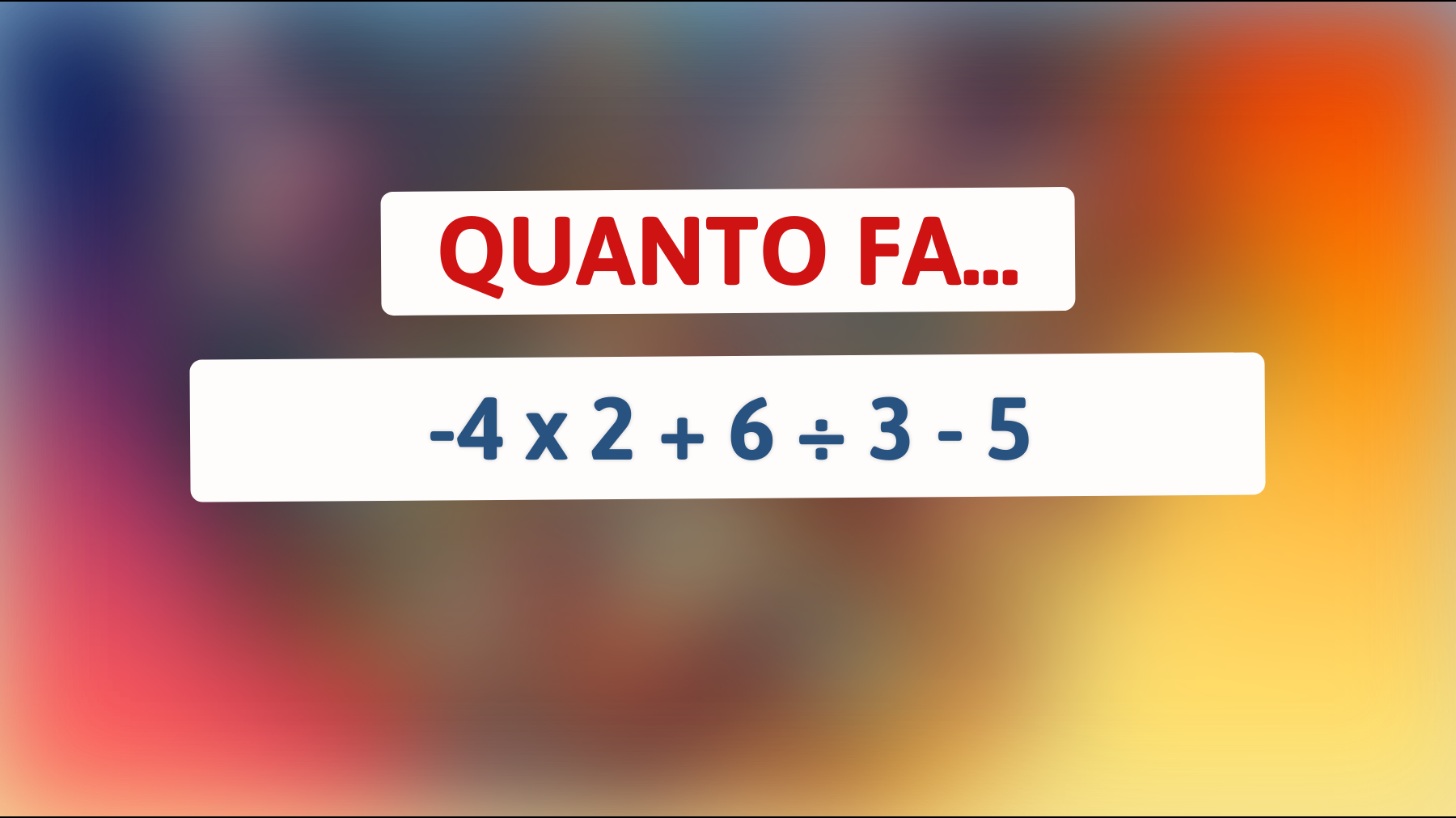 Sfida le tue capacità mentali: Riuscirai a risolvere questo enigma matematico che solo i veri geni riescono a comprendere?"